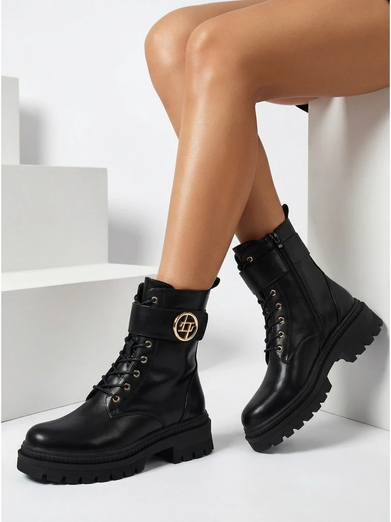 Damenstiefeletten Eulin aus Öko-Leder