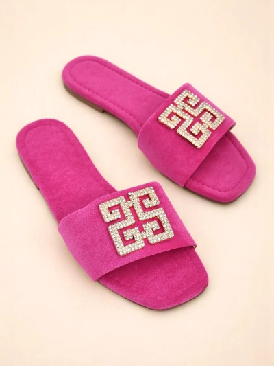 Royalfashion Damenslipper mit flacher Sohle Zamila