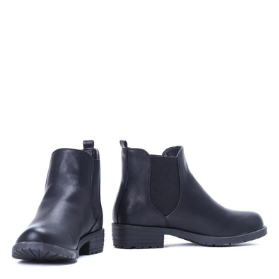 Black boots from eco leather Oustien - Footwear