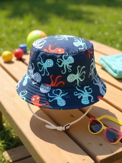 Royalfashion Kinder-Bucket-Hut Farbiger Bucket