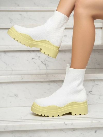 Elegante Damen Schuhe Limone im Vintage-Stil