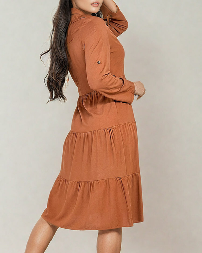 Royalfashion Damen Midikleid