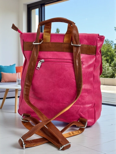 Royalfashion Damenrucksack aus Öko-Leder Klara