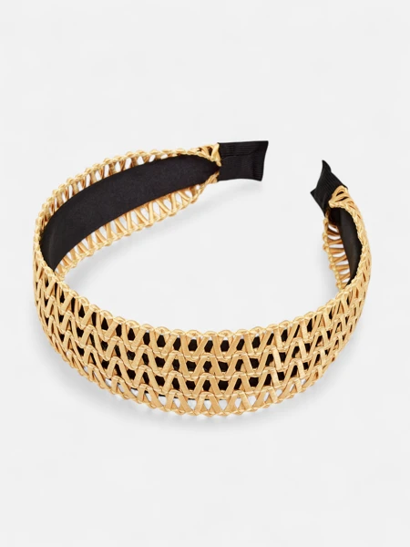 Royalfashion Damen-Stirnband mit durchbrochenem Flechtmuster