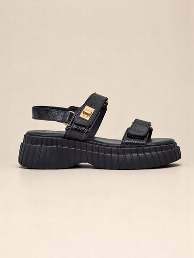 Royalfashion Damen-Sandalen mit dicker Sohle Aganda