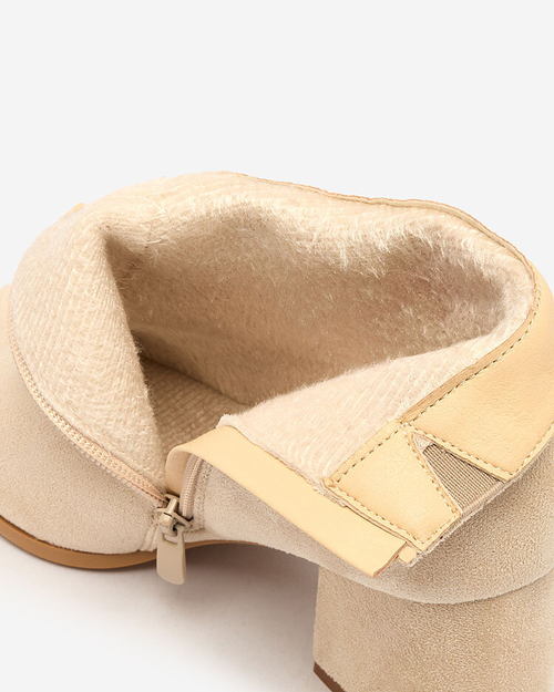 Royalfashion Чорні жіночі черевики на низькій шпильці Referra