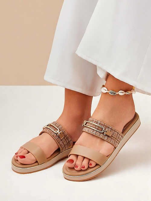 Royalfashion жіночі тапочки на плоскій підошві Mamma