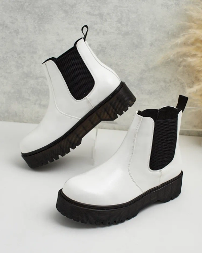Royalfashion Damen eko Leder Movitas Stiefel