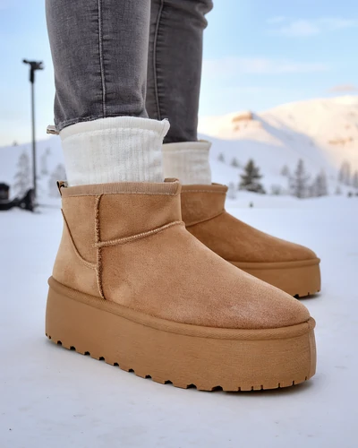Royalfashion Damen Plateau-Schneestiefel a'la Dagodo