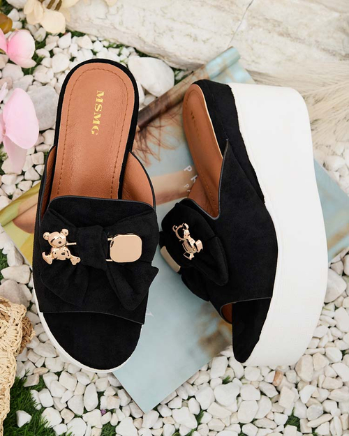 Royalfashion Жіночі шльопанці Dalimes на котурні