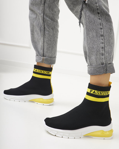 Jammy Schwarze hohe Turnschuhe für Damen - Schuhe