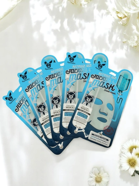 Gesichtsmaske mit Retinol, Anti-Aging, feuchtigkeitsspendend und aufhellend