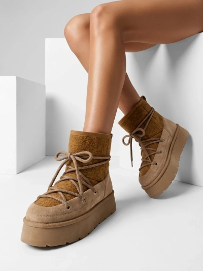 Royalfashion Жіночі снігоступи Filori на шнурівці