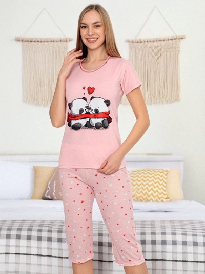 Royalfashion Damen Schlafanzug 2-teilig