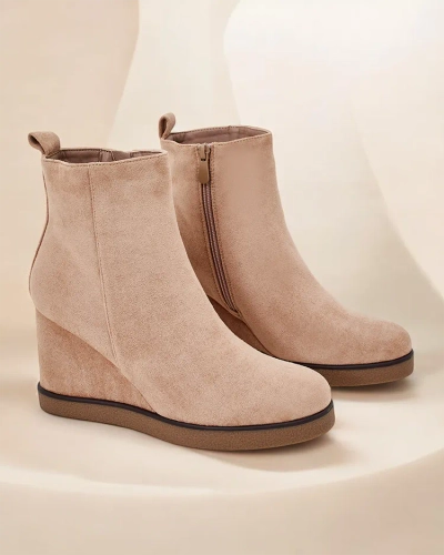 Royalfashion Damen-Wedges-Stiefel Sierra