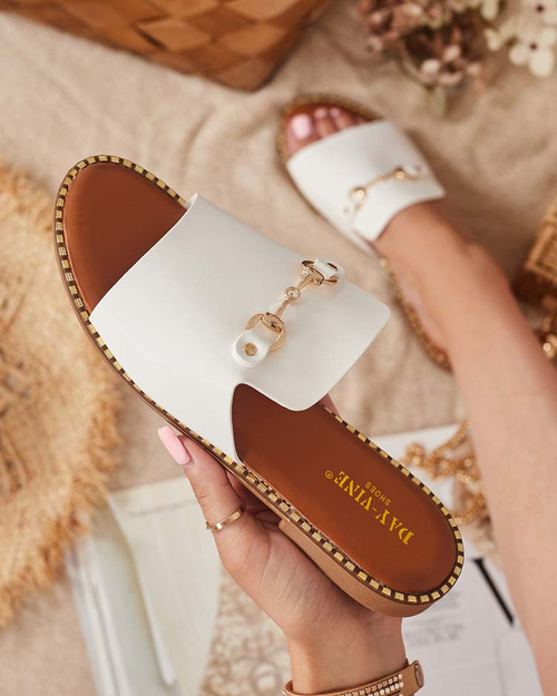 Royalfashion Жіночі шльопанці Ovib на плоскій підошві