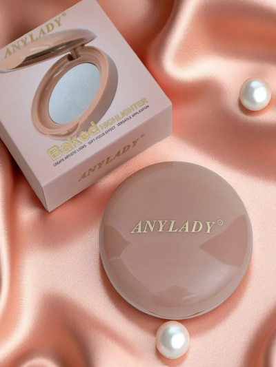 Anylady Gepresster Highlighter für das Gesicht Silber