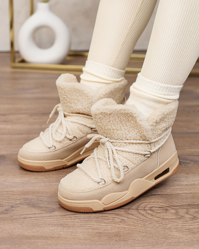 Royalfashion Damen Schneestiefel in lila Ludmivac