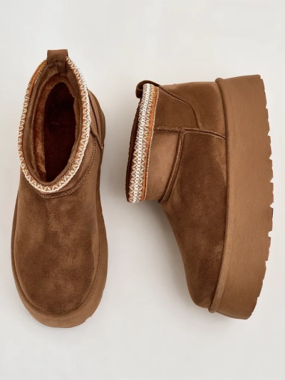 Royalfashion Damen Kurzstiefel a'la Schneestiefel Xoalla