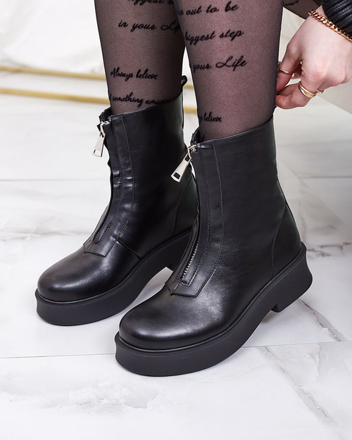 Жіночі черевики Royalfashion чорного кольору Opialef