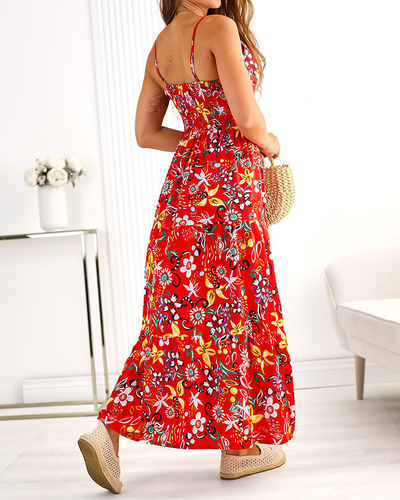 Royalfashion Damen Midikleid aus Baumwolle