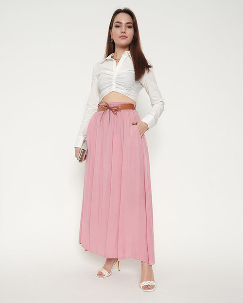 Темно-рожева жіноча спідниця