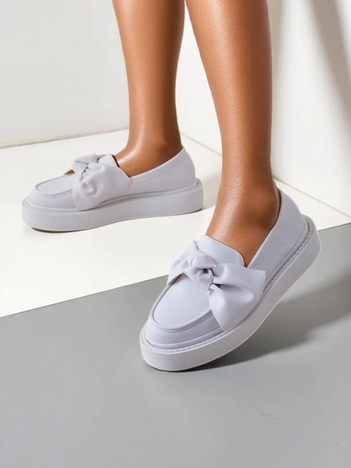 Royalfashion Елегантні жіночі мокасини з бантом Ortto