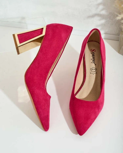 Royalfashion Damen Pumps mit dekorativem Absatz Badilla