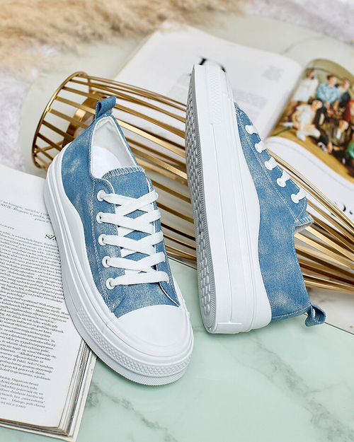 Royalfashion Жіночі кеди a'la denim Tricket
