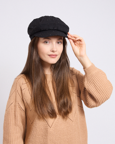 Royalfashion Damen-Baskenmütze mit Schirm