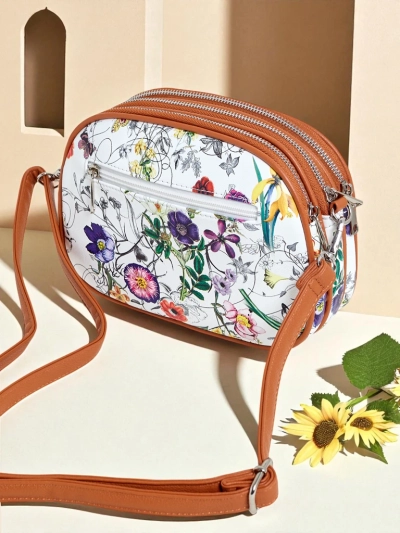 Royalfashion Kleine Damenhandtasche aus Öko-Leder Floriana