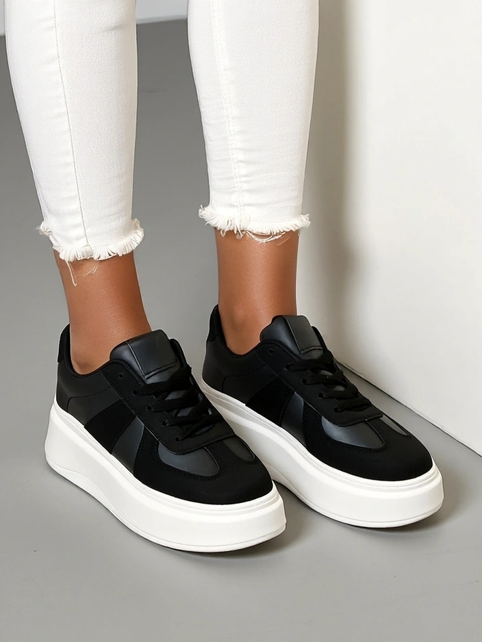 Royalfashion Damen Sportplattform-Sneaker Safirrat