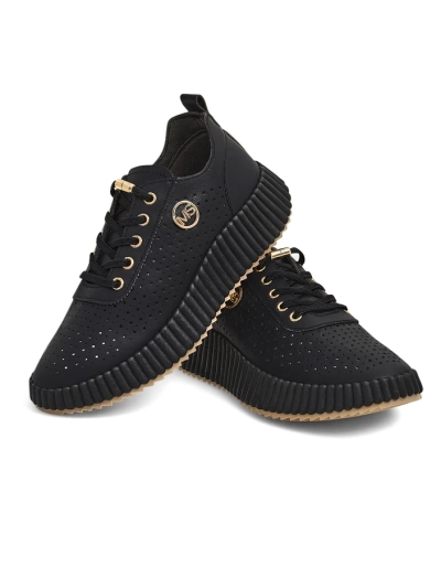 Royalfashion Damen sportive luftige Sneakers Jovenes