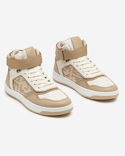 Hellbrauner Damen-Sportschuh mit hohem Schaft Retila - Footwear
