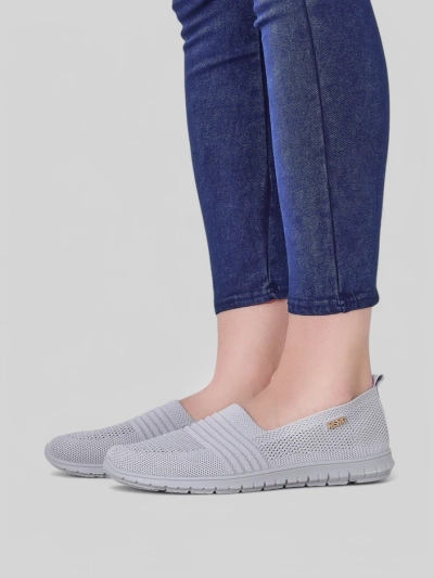 Royalfashion Damen Sportliche Slipper Sortpes