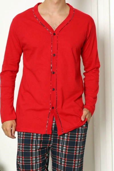 Royalfashion Baumwoll Herren Pyjama