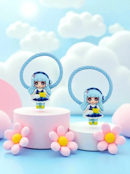 Bambina Rosetta Haargummis mit Puppenmotiv