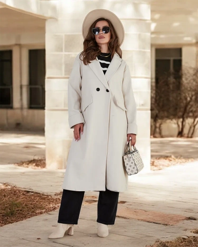 Royalfashion Langer Damenmantel