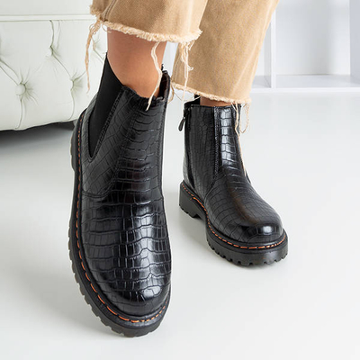 Galetiasi Damen Schlangenleder Stiefel - Schuhe