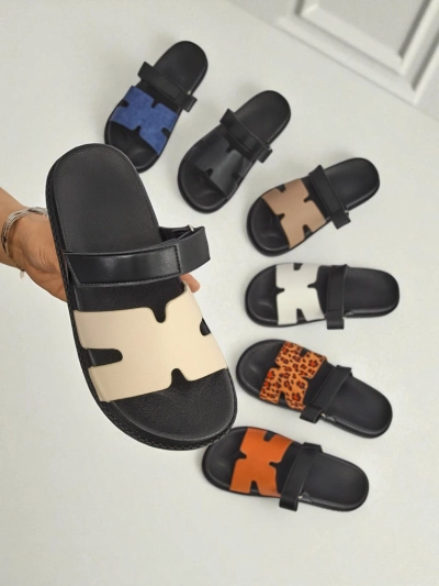 Royalfashion Damen-Sandalen aus Öko-Leder FlexiComfi