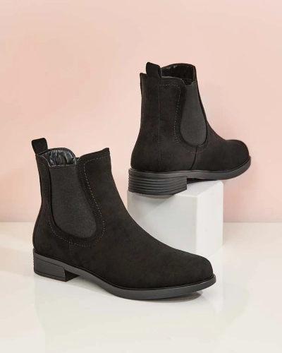 Royalfashion Damen Öko-Wildleder Ataras Stiefel a'la sztyblettes