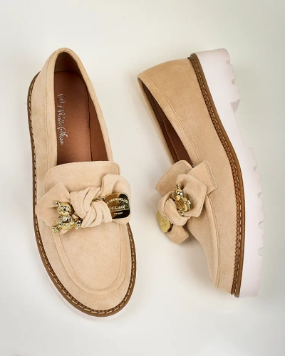 Royalfashion Damen Mokassins mit Schleife Ezizer