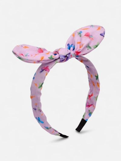 Royalfashion Kinderhaarband mit Schleife und Print
