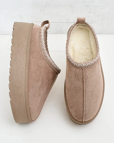 Royalfashion Damen Zommy Kurzstiefel a'la Schneestiefel