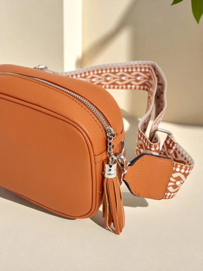 Royalfashion Kleine Damenhandtasche aus Ökoleder Calista Verde