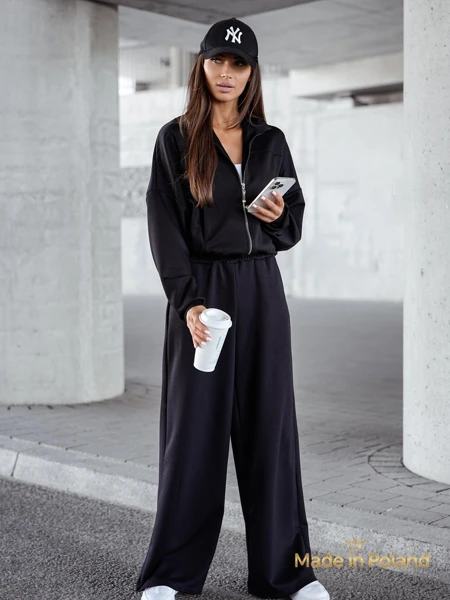 Viskose Damen Trainingsanzug Long Waves