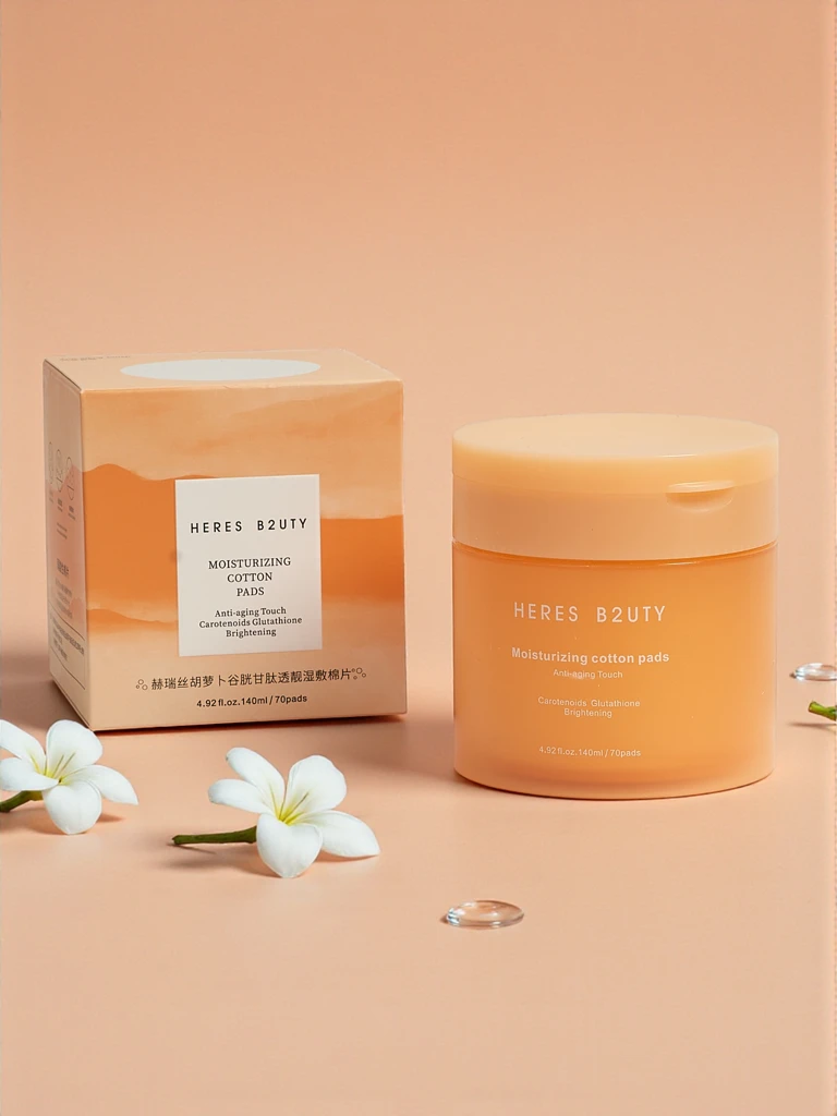 Baumwoll-Kosmetikpads - feuchtigkeitsspendend, Anti-Aging