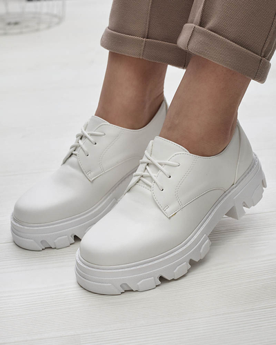 Weiße Damen-Halbschuhe Delgor- Footwear