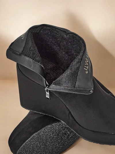 Royalfashion Damen Keilabsatz Stiefeletten Sieffa