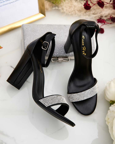 Royalfashion Damen Zirkonia Kettilca Pumps